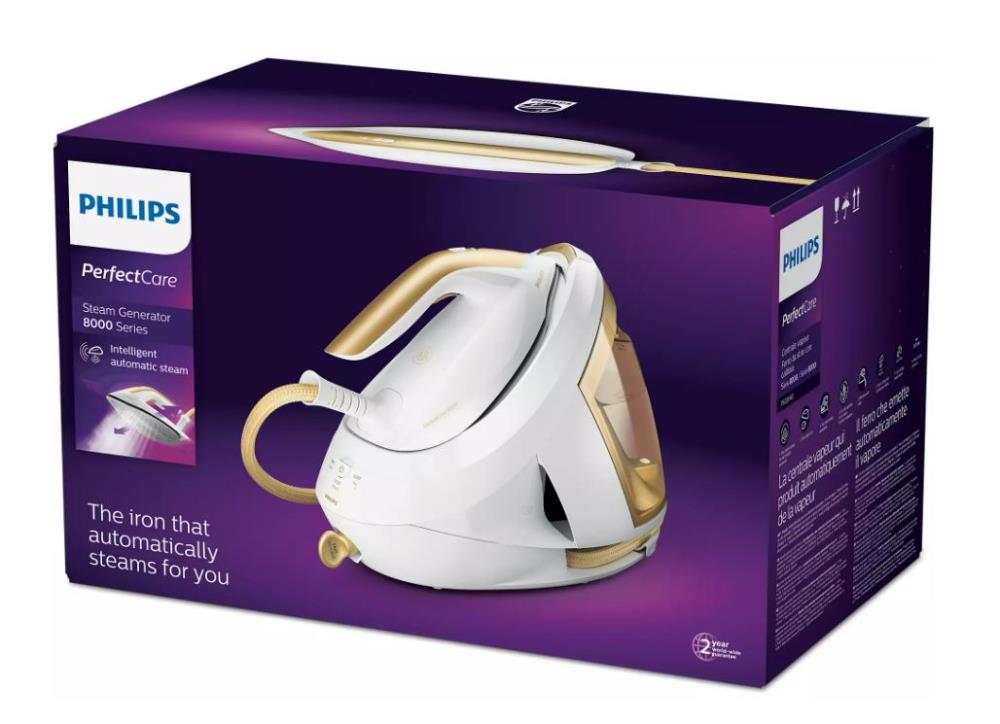 PHILIPS Ironing Station/PSG8040/60 - The Perfect Helper for Wrinkle-Free Clothes