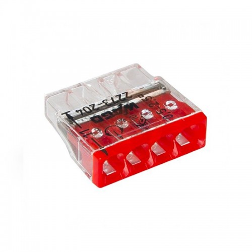 Pack of 10 | Wago 2273-204 Connecting terminal 4x0,5-2,5