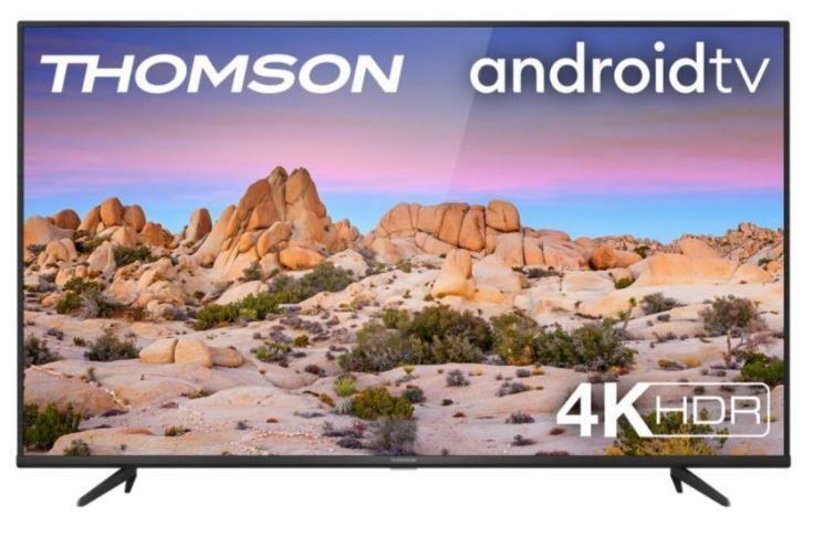 TV Set – THOMSON – 50" – 4K/Smart – 3840x2160 – Wireless LAN – Bluetooth – Android – Black – 50UG6400