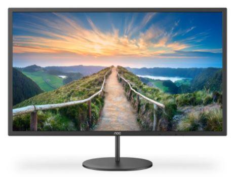 LCD Monitor – AOC – Q32V4 – 31.5" – Business – Panel IPS – 2560x1440 – 16:9 – 75Hz – Matte – 4 ms – Speakers – Tilt – Colour Black – Q32V4