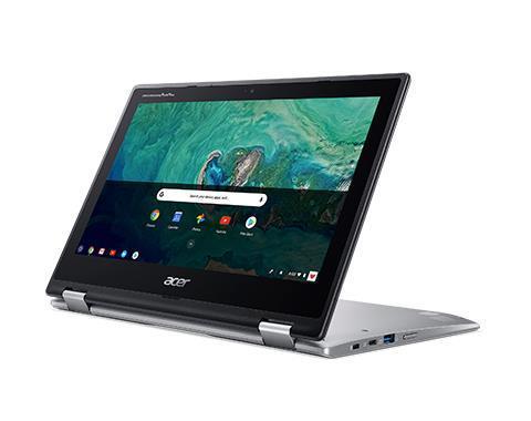 Notebook – ACER – Chromebook – CP311-2HN-C19V – CPU N4020 – 1100 MHz – 11.6" – Touchscreen – 1366x768 – RAM 8GB – DDR4 – eMMC 64GB – Intel HD Graphics – Integrated – NOR – Chrome OS – Silver – 1.35 kg – NX.ATYEL.002