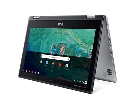 Notebook – ACER – Chromebook – CB311-11HT-K1BW – 11.6" – Touchscreen – 1366x768 – RAM 4GB – DDR4 – eMMC 64GB – Intel HD Graphics 500 – Integrated – NOR – Chrome OS – Silver – 1.35 kg – NX.AAZEL.001