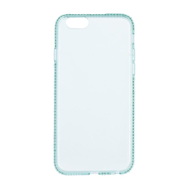 Beeyo Diamond frame super thin silicone clear back cover case for Apple iPhone 5 / 5S / iPhone SE Green