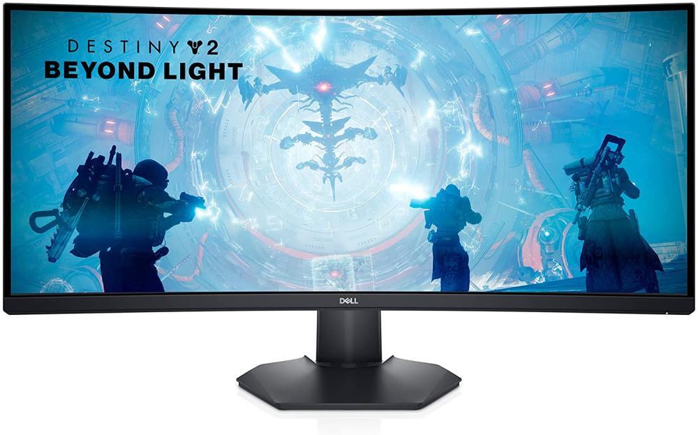 LCD Monitor – DELL – S3422DWG – 34" – Gaming/Curved/21 : 9 – Panel VA – 3440x1440 – 21:9 – 2 ms – Height adjustable – Tilt – 210-AZZE
