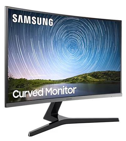 LCD Monitor – SAMSUNG – 26.9" – Curved – Panel VA – 1920x1080 – 16:9 – 60Hz – 4 ms – Tilt – Colour Grey – LC27R500FHPXEN