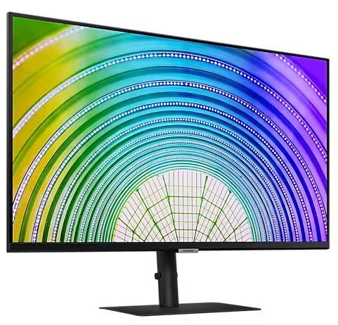 LCD Monitor – SAMSUNG – 32" – Panel VA – 2560x1440 – 16:9 – 75Hz – 5 ms – Swivel – Pivot – Height adjustable – Tilt – Colour Black – LS32A600UUPXEN