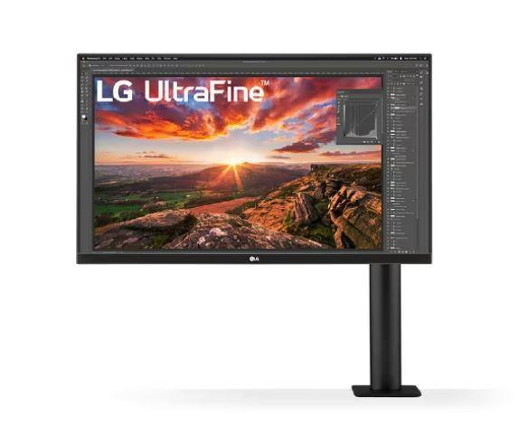 LCD Monitor – LG – 32UN880P-B – 31.5" – 4K – Panel IPS – 3840x2160 – 16:9 – 60Hz – 5 ms – Speakers – Swivel – Pivot – Height adjustable – Tilt – Colour Black – 32UN880P-B